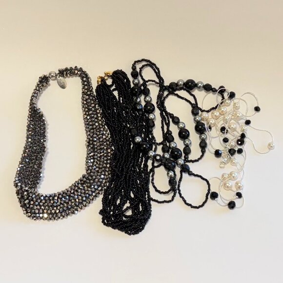 4 Dressy Holiday Festive Necklaces - Picture 1 of 11